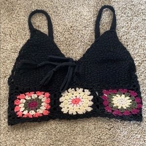 Hollister crochet bralette